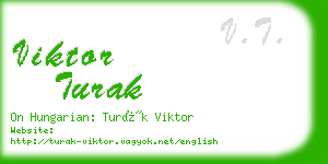 viktor turak business card